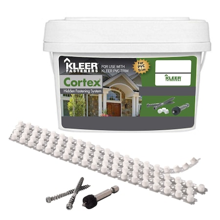 Kleer Deck Screw, #7 x 2 in, Hex Head, Hex Drive KFS250GN2C